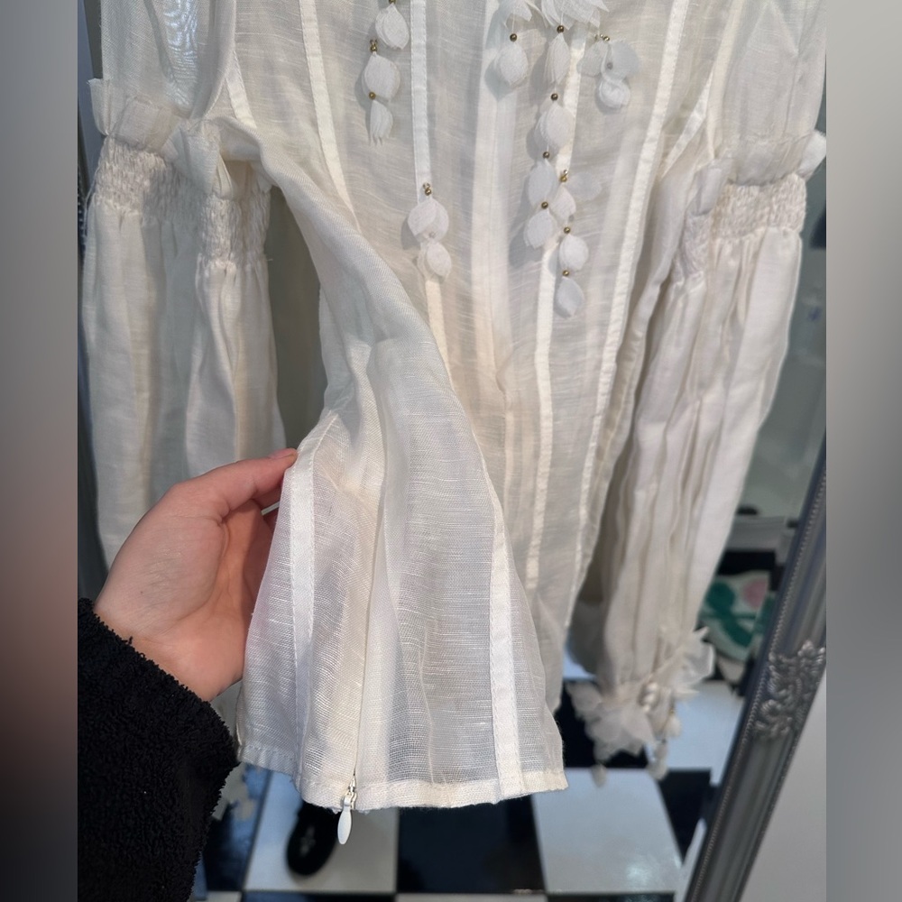 ZIMMERMANN BOTANICA WATTLE BLOUSE - SIZE 0 - Picture 8 of 15